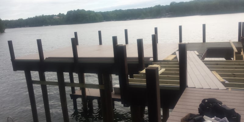 Dock Building in Cornelius, North Carolina