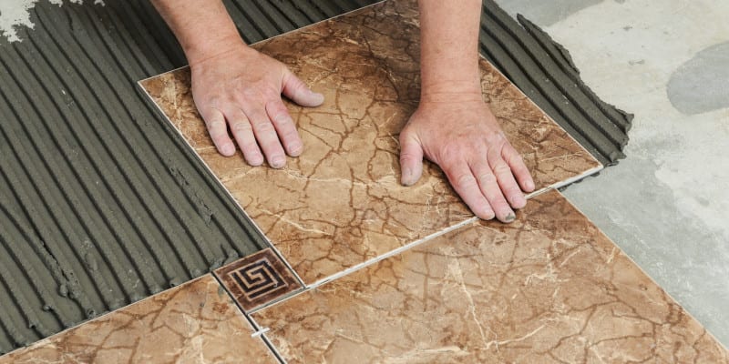 Ceramic Flooring in Lake Norman, North Carolina