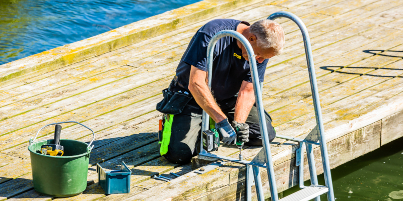 hire a professional for dock repair 